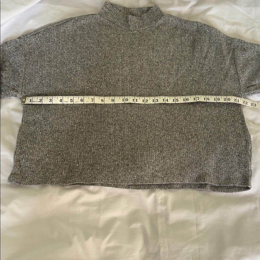 Grey Ribbed Sweater - Picture 6 of 7